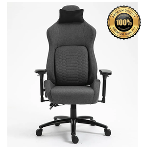 เก้าอี้เกมมิ่งแบบปรับแต่งได้จากโรงงาน เก้าอี้คอมพิวเตอร์สำหรับแข่งรถ พร้อมที่วางแขนแบบ 2D/3D ที่พักเท้า ที่รองรับหลังแบบทนทาน ล้อ PU ปรับเอนได้ - Product Image 2