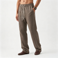 Pantalons pour hommes de haute qualité : pantalons amples à jambes droites - style minimaliste business-casual.