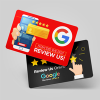 Instagram Facebook Google NFC Reviews Card Código QR programable Nfc Tarjeta de revisión digital sin contacto
