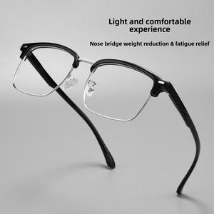 Lunettes de vue vintage rétro style preppy <span class=keywords><strong>pour</strong></span> femmes, montures à verres correcteurs, grandes tailles, montures de lunettes <span class=keywords><strong>pour</strong></span> geeks, vente en gros disponible - Product Image 4