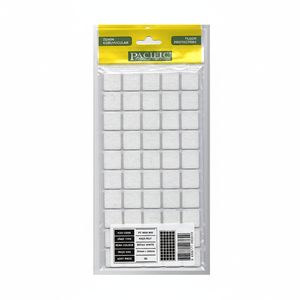Blanco 20mm x 20mm autoadhesivo sentí piso Protector, almohadillas - Product Image 2
