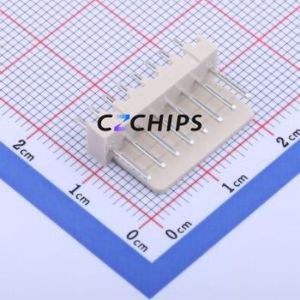 HC-2510-8A Wire-to-Board Pin Header Through hole Component (THT),P=2.54mm Connector 1x8P 2.54mm Through Hole 8P - Product Image 1