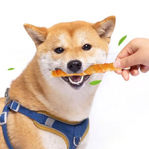 Aperitivos personalizados OEM ODM para mascotas, pelo nutritivo, dientes limpios, palo de cuero crudo trenzado por pollo, aperitivos secos para perros, golosinas para comida - Product Image 3