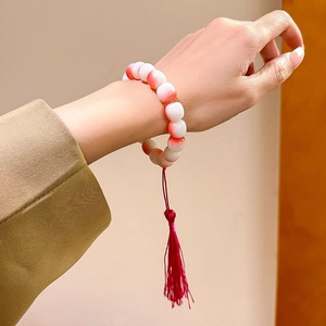 Pulsera de cuentas con diseño de borlas de colores variados para mujer, accesorio de joyería de moda - Product Image 2