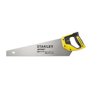 Sierra de mano Stanley Jetcut de 450 mm (18 pulgadas) con dientes finos para cortar madera - Product Image 1
