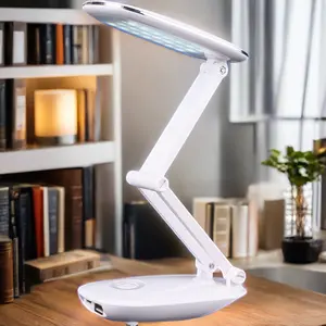 DP lampe de bureau Led Rechargeable à lumière douce, lampe de Table à commande tactile avec fonction de gradation