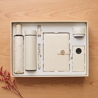 Ensemble cadeau de bureau multifonctionnel : carnet, gourde, chargeur, enceinte Bluetooth