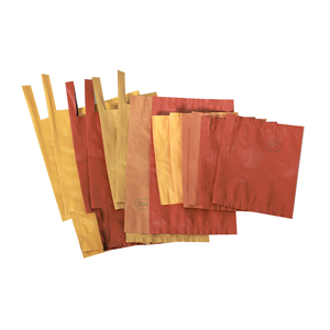 Sacolas de Compras de Papel Revestido de Cera Ecológicas com Alças Reforçadas Design Em relevo Personalizáveis para Itens Pesados Livros Roupas - Product Image 1