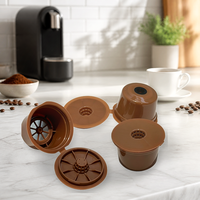 Capsule filtrante rechargeable en acier inoxydable, réutilisable, compatible avec les équipements de brassage de café Caffitaly