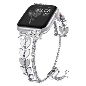 <span class=keywords><strong>Bracelet</strong></span> maillons diamant pour <span class=keywords><strong>Apple</strong></span> <span class=keywords><strong>Watch</strong></span>, série 7, 45mm, pour femmes, <span class=keywords><strong>bijoux</strong></span> - Product Image 2