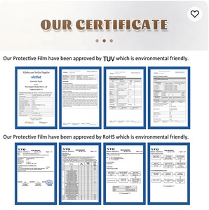 <span class=keywords><strong>Film</strong></span> de protection <span class=keywords><strong>adhésif</strong></span> <span class=keywords><strong>transparent</strong></span> temporaire en PE souple anti-rayures et résistant à l'humidité pour panneaux sandwich ShengFa TUV - Product Image 6