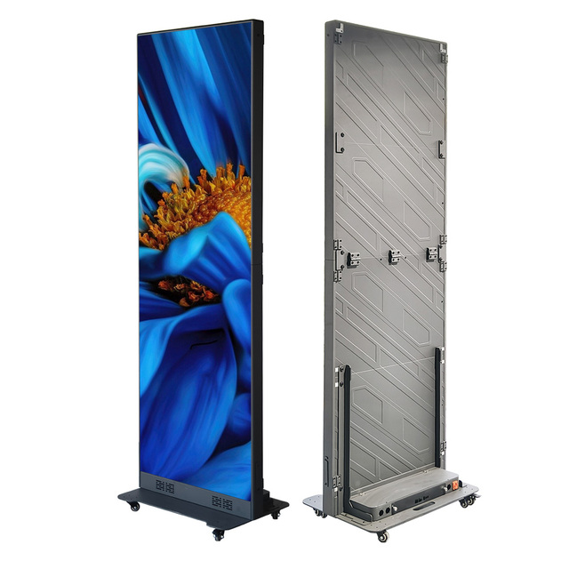 Ultra Slim Poster LED Screen P2.5 Freestanding Digital Signage Display for Shopping Mall and Retail Store Advertising