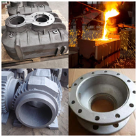 Boîtier de machine industriel sur mesure en fonte, bloc-cylindres, boîtier de pompe, fonderie multi-matériaux