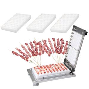 Brochettes à shashlik manuelles de haute qualité pour usage commercial et domestique, pour la viande de boeuf, de mouton, les fruits et légumes durs, etc. - Product Image 3