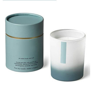 Round Hat Boxes Biodegradable Recycled Round Cylinder Circle Cardboard Paper Tubes Kraft Gift Box Packaging For Candle