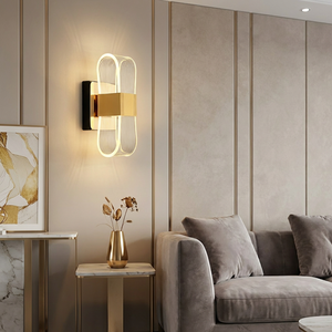 LED Aluminum Wall <b>Sconces</b> Acrylic Lamp Body for Living Room Bedroom Hotel or Restaurant Wall Mount <b>Lighting</b> - Product Image 3