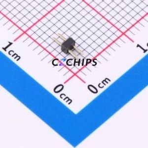 ZX-PZ1.0-1-2PZZ Pin Header Through hole Component (THT),P=1mm Connector 1x2P 1mm Pin Header Through Hole - Product Image 1