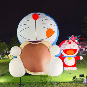 Palloni Gonfiabili LED a Forma di Personaggio per Decorazioni Esterne, Gonfiabili Pubblicitari di Doraemon per Esposizioni Promozionali - Product Image 4