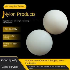 Bolas de <span class=keywords><strong>Nylon</strong></span> Sólido com Diâmetro de 8mm e 10mm, Linha Única com Furo - Product Image 4