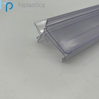 Perfil de PVC para Exhibición en Tiendas, con Riel OPHDC ESL de Hiplastics, para Etiquetas de Precio Digitales, Fácil Instalación