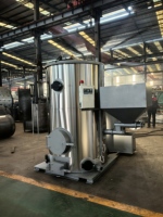 Petit générateur de vapeur vertical à combustible solide, alimenté au charbon et aux granulés de biomasse, machine à vapeur de 1000 kg/h pour distillerie