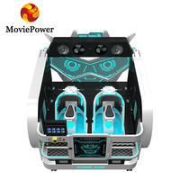 Plateforme de mouvement 6DOF Flying Chair pour simulateur de vol VR Super Ride, machine de jeu VR en fibre de verre et métal pour aéroport et salle de jeux