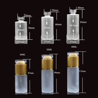 Flacon pulvérisateur de parfum portable en verre vide 20ml 30ml 40ml 50ml 60ml 80ml, flacon à épaule plate en verre mat pour sérum de soin de la peau