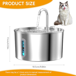 Bouteille d'eau sans fil 4L 5000mAh en acier inoxydable 304220 °   Filtre à quatre couches à induction radar ultra silencieux pour animaux de compagnie - Product Image 3
