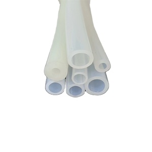 خرطوم مياه من السيليكون من الدرجة الغذائية شفاف أحمر شفاف - Product Image 1