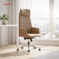 Chaise de bureau ergonomique en cuir PU pour PDG, directeur, grande taille, confortable, pour le gaming, vente en gros Chine