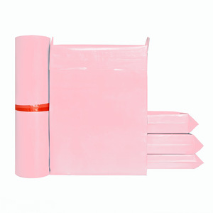 Bolsas de Envío Hengyuan, Bolsas de Logística para Comercio Electrónico, Resistentes al Agua, Color Rosa, 12 Mil, Autosellables, con Impresión de Logotipo - Product Image 2