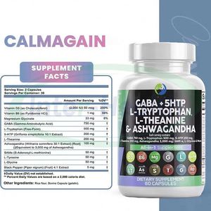 Compresse per il Sonno OEM Integratore per il Sonno Profondo L-tryptofano 5HTP Capsule GABA L-teanina Ashwagandha Capsule Pillole per Dormire - Product Image 4