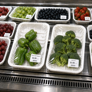 Bandeja Ecológica de PP para Carne Fresca, 100% Compostable, Biodegradable, Desechable, para Supermercados, Empaque de Mariscos - Product Image 4