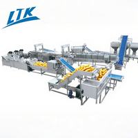 LTK 500kg/uur Hoge Kwaliteit Automatische Aardappelverwerkingsmachine Industriële Productielijn voor Diepvriesfrieten en Aardappelchips
