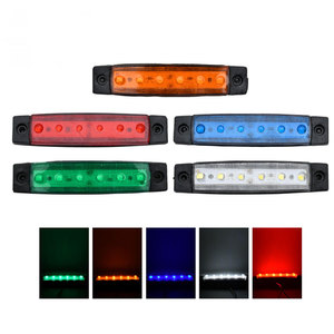 Indicatori di direzione laterali per rimorchio per camion luce di segnalazione per auto freno di avvertimento posteriore fanale posteriore LED 12V 24V spia di avvertimento - Product Image 3