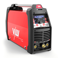Machine à souder VECTOR TIG MMA 220V AC/DC IGBT Inverter 200AMP Pulse Welder pour aluminium LONDON2400