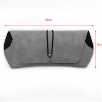 Boîte de rangement pour lentilles de lunettes de soleil de haute qualité verrouillant le sac d'affichage en polyuréthane