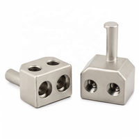 Bloc de terminaison de distribution d'alimentation à 2 voies, entrée 1/0, calibre 4, 24V 150A, en aluminium/cuivre, boîtier plastique, pour alimentation électrique