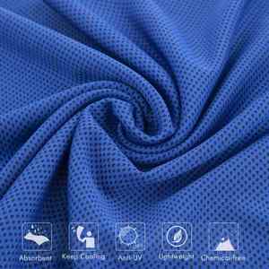Serviette de sport rafraîchissante en polyester tricoté sur mesure, à séchage rapide et à refroidissement rapide, 30x100cm, pour la gym et le fitness - Product Image 4