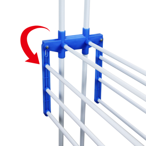 <span class=keywords><strong>2025</strong></span> <span class=keywords><strong>New</strong></span> Multi-Hai Lớp Có Thể Gập Lại Hộ Gia Đình Khô Giá Mở Rộng Với Có Thể Điều Chỉnh Thiết Kế Trong Nhà Và Ngoài Trời Vải Đứng Móc Áo - Product Image 5