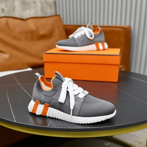 Zapatillas Urbanas para Hombre, Diseño Aerodinámico, Parte Superior de Cuero y Gamuza Mixta Premium, Rebote Responsivo del Pie, Material Duradero - Product Image 3