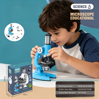 Deluxe Version Microscope High End Optical Observation Instrument for Student Professional Science & Engineering Toys