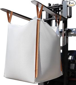 UV Stabilized Heavy Duty Bulk Bags with Duffle Top and Spout Bottom, for Industrial <b>Storage</b> and Transportation of Grain, Coffee - Product Image 1