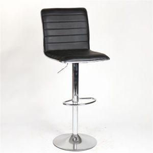 Silla de Bar Moderna Giratoria y Ajustable, Taburete de Bar Acolchado de Cuero Sintético con Altura Ajustable para Barra de Cocina o Isla - Product Image 2
