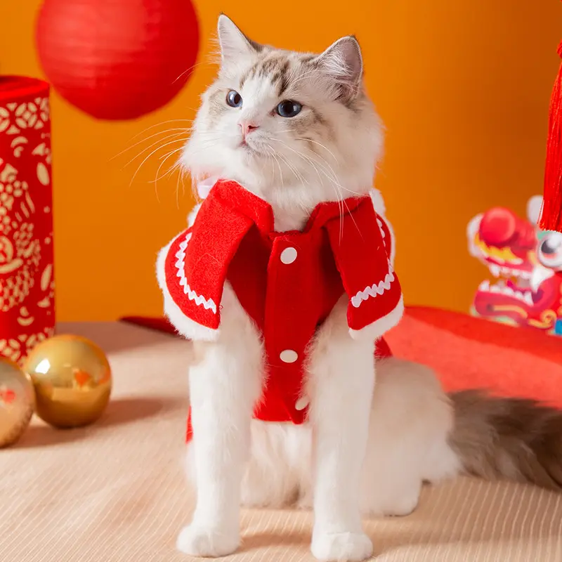 ホットな新しいデザイン秋冬ハロウィンクリスマスジャケットタオル服ドレスアップ犬猫クリスマスペット服