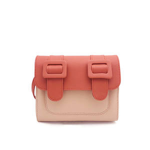 Bolsos Cruzados Bonitos, Bolso de Hombro Cuadrado de Cuero Colorido para Mujer con Asas Largas - Product Image 1