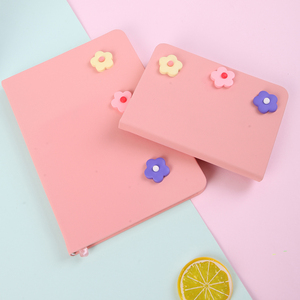 Rosa ceramica morbido accessori del fiore carino notebook quaderno di scuola per la ragazza - Product Image 5