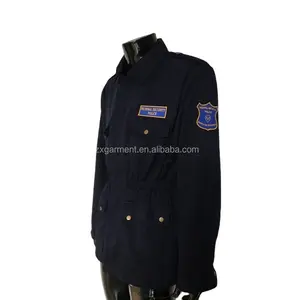 चीर बंद सुरक्षा गार्ड वर्दी workwear संघीय सुरक्षा जैकेट वर्दी