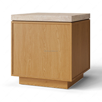 FERLY Light Table d'appoint intérieure de haute qualité en bois massif naturel style européen contemporain de luxe nouveau design
