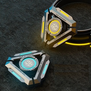 Black Technology Fingertip Gyro Limited Edition Hand Spinner Metal Glow in Dark Finger Decompression Boy <strong>Toy</strong> - Product Image 3